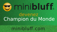 Leila joue au Minibluff